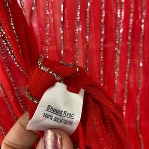 Vintage XS Beaded Silk Blouse - Parker